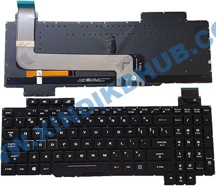 61z29Di2nwL._AC_SX425_.jpg US Layout 4-Zone RGB Backlight for ASUS GL503 GL503V GL503VD GL503VM GL503GE Laptop Replacement Keyboard -Black (16PIN) - Image 1