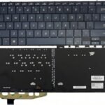 US Laptop Replacement Keyboard for ASUS ZenBook UX391 UX391U UX3000F UX391FA UX391UA -Dark Blue(with Backlit)