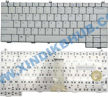 71CtEOzGDL._AC_SX425_.jpg US Layout Laptop Keyboard for Dell XPS M1210 -No Backlight/White - Image 1