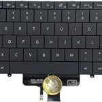 XINDIKBHU US Laptop Replacement Keyboard for Dell Latitude 9440 9450 9440 2-in-1 9450 2-in-1- Gray (with Backlit)