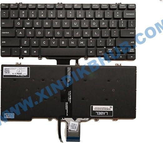 71Uq9m2D-7L._AC_SX522_.jpg US Backlit Laptop Keyboard for DELL Latitude 3300 5200 7300 5300 5310 5300 2 in 1 058NRR 0C8WP8 05GJY7 NSK-EVEBW - Image 1