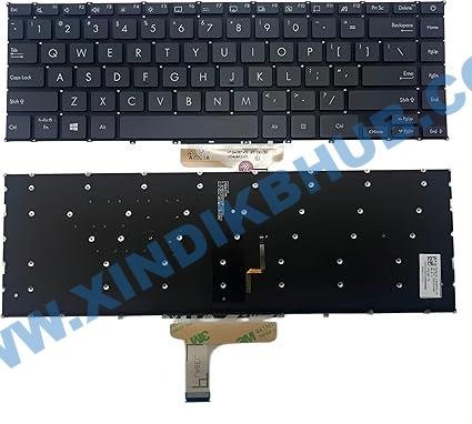 71YVVllPy2L._AC_SX425_.jpg US Layout Laptop for ASUS ZenBook 13 UX325 UX325J UX325JA UX325EA UX325E UX325EA Replacement Keyboard (Grey with Backlit) - Image 1