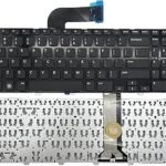 Laptop Replacement US Keyboard for Dell Inspiron 15R N5110 M5110 N 5110 M511R 4DFCJ NSK-DY0SW US Layout Notebook -Black (No Backlit)